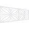 Ekena Millwork Set of Four Panels for 94 1/2"W x 32 1/4"H Otis Fretwork Wainscot Wall Paneling WPKP16X01X47OTS - alternate 1